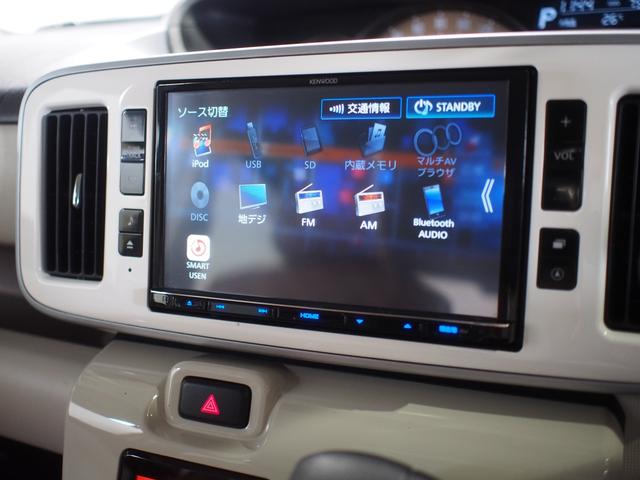 ムーヴキャンバスＧホワイトアクセントＶＳ　ＳＡIII４ＷＤ　スマートアシスト　両側パワースライドドア　カーナビ　パノラマモニター　運転席シートヒーター　ＬＥＤヘッドライト　オートライト　オートエアコン　キーフリーシステム　アイドリングストップ（北海道）の中古車