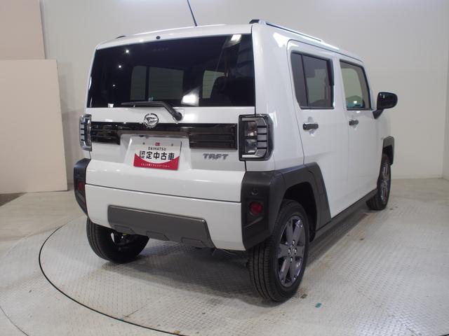 タフトＧ　ダーククロムベンチャー４ＷＤ　ガラスルーフ　ＬＥＤヘッドライト　オートライト　オートエアコン　オーディオレス　運転席助手席シートヒーター　電動パーキングブレーキ　アイドリングストップ　ＶＳＣ（横滑り抑制機能）（北海道）の中古車