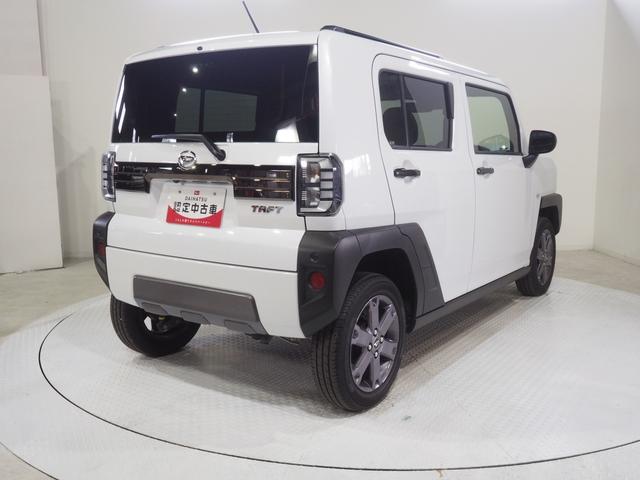 タフトG ダーククロムベンチャー4WD ガラスルーフ LEDヘッドライト オートライト オートエアコン オーディオレス 運転席助手席シートヒーター 前後コーナーセンサー 電動パーキングブレーキ アイドリングストップ(北海道)の中古車