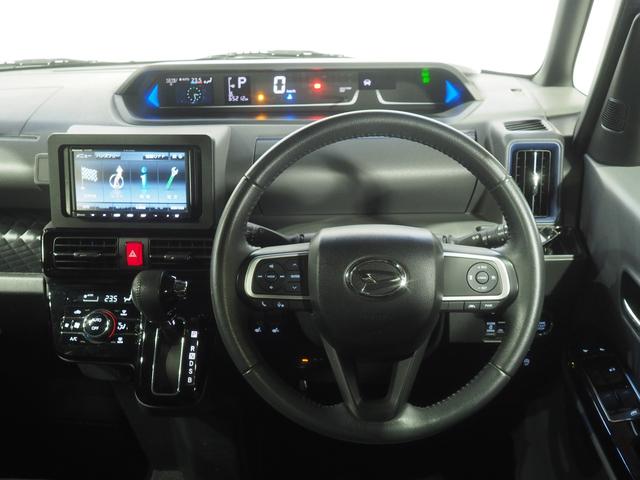 タントカスタムＲＳセレクション４ＷＤ　両側パワースライドドア　ＬＥＤヘッドライト　オートライト　カーナビ　バックモニター　ドライブレコーダー　ＥＴＣ車載器　クルーズコントロール　シートヒーター　後席テーブル　アルミホイール（北海道）の中古車