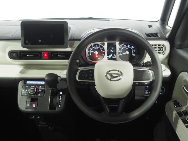 ムーヴキャンバスストライプスG4WD スマートアシスト 両側パワースライドドア LEDヘッドライト オートライト オートエアコン オーディオレス 運転席助手席シートヒーター 前後コーナーセンサー アイドリングストップ(北海道)の中古車