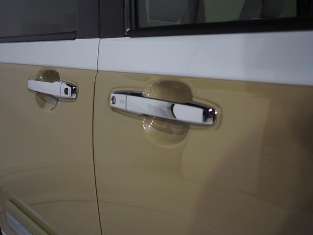 ムーヴキャンバスストライプスG4WD スマートアシスト 両側パワースライドドア LEDヘッドライト オートライト オートエアコン オーディオレス 運転席助手席シートヒーター 前後コーナーセンサー アイドリングストップ(北海道)の中古車