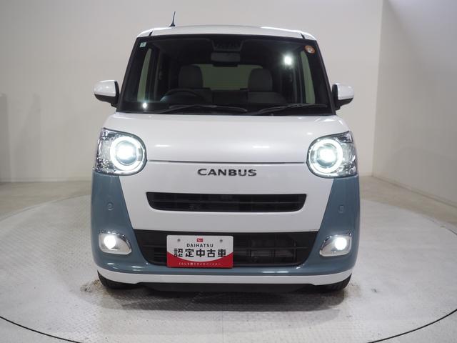 ムーヴキャンバスストライプスG4WD 両側パワースライドドア スマホ連携ディスプレイオーディオ バックモニター ワイヤレス充電器qi LEDヘッドライト オートライト オートエアコン シートヒーター 電動パーキングブレーキ(北海道)の中古車