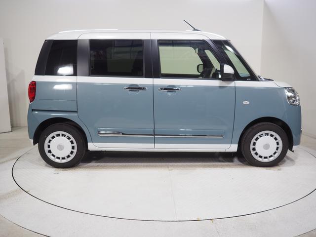 ムーヴキャンバスストライプスG4WD 両側パワースライドドア スマホ連携ディスプレイオーディオ バックモニター ワイヤレス充電器qi LEDヘッドライト オートライト オートエアコン シートヒーター 電動パーキングブレーキ(北海道)の中古車