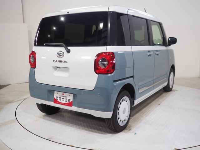 ムーヴキャンバスストライプスG4WD 両側パワースライドドア スマホ連携ディスプレイオーディオ バックモニター ワイヤレス充電器qi LEDヘッドライト オートライト オートエアコン シートヒーター 電動パーキングブレーキ(北海道)の中古車