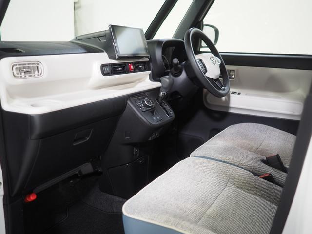 ムーヴキャンバスストライプスG4WD 両側パワースライドドア スマホ連携ディスプレイオーディオ バックモニター ワイヤレス充電器qi LEDヘッドライト オートライト オートエアコン シートヒーター 電動パーキングブレーキ(北海道)の中古車