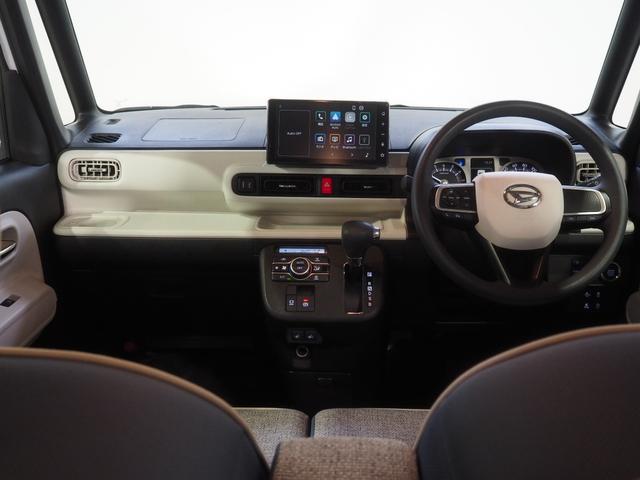 ムーヴキャンバスストライプスG4WD 両側パワースライドドア スマホ連携ディスプレイオーディオ バックモニター ワイヤレス充電器qi LEDヘッドライト オートライト オートエアコン シートヒーター 電動パーキングブレーキ(北海道)の中古車