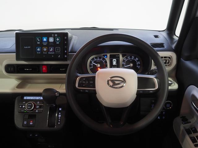 ムーヴキャンバスストライプスG4WD 両側パワースライドドア スマホ連携ディスプレイオーディオ バックモニター ワイヤレス充電器qi LEDヘッドライト オートライト オートエアコン シートヒーター 電動パーキングブレーキ(北海道)の中古車