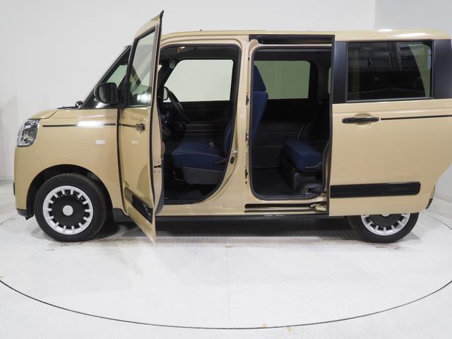 ムーヴキャンバスセオリーGターボ4WD スマートアシスト 両側パワースライドドア LEDヘッドライト スマホ連携ディスプレイオーディオ ワイヤレス充電器 バックモニター クルーズコントロール シートヒーター コーナーセンサー(北海道)の中古車