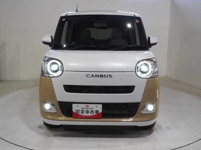 ムーヴキャンバスストライプスＧ４ＷＤ　両側パワースライドドア　ＬＥＤヘッドライト　オートライト　スマホ連携ディスプレイオーディオ　バックモニター　ワイヤレス充電器ｑｉ（チー）　運転席助手席シートヒーター　オートエアコン（北海道）の中古車