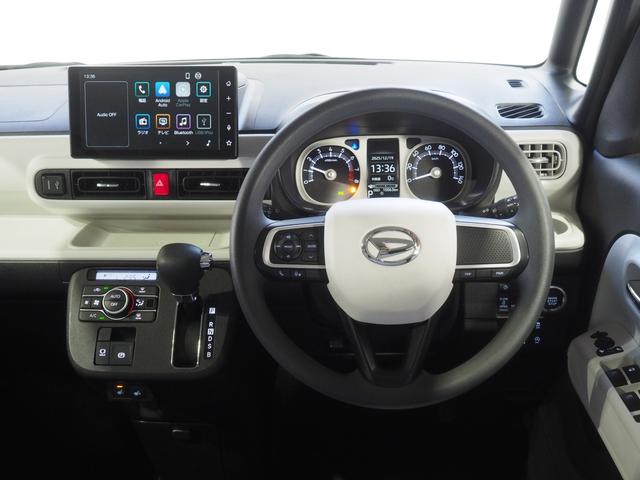 ムーヴキャンバスストライプスＧ４ＷＤ　両側パワースライドドア　ＬＥＤヘッドライト　オートライト　スマホ連携ディスプレイオーディオ　バックモニター　ワイヤレス充電器ｑｉ（チー）　運転席助手席シートヒーター　オートエアコン（北海道）の中古車