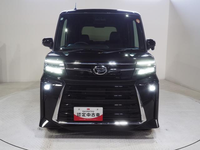 タントカスタムＸ４ＷＤ　両側パワースライドドア　ＬＥＤヘッドライト　オートライト　オートエアコン　オーディオレス　運転席助手席シートヒーター　前後コーナーセンサー　電動パーキングブレーキ　アイドリングストップ（北海道）の中古車