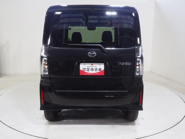 タントカスタムＸ４ＷＤ　両側パワースライドドア　ＬＥＤヘッドライト　オートライト　オートエアコン　オーディオレス　運転席助手席シートヒーター　前後コーナーセンサー　電動パーキングブレーキ　アイドリングストップ（北海道）の中古車