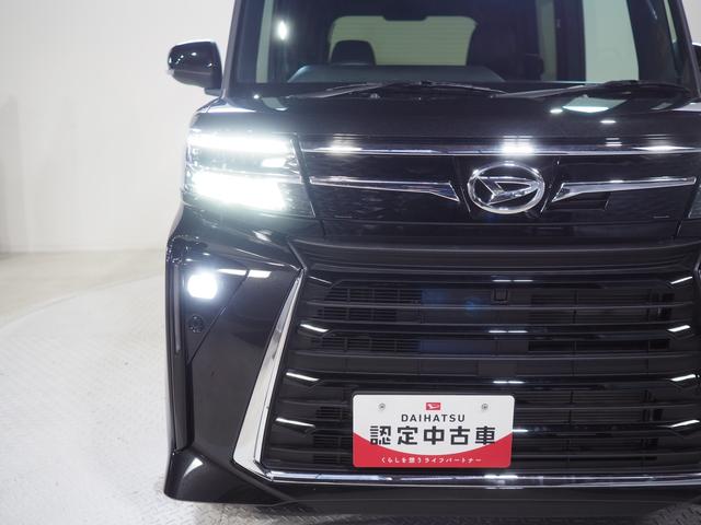 タントカスタムＸ４ＷＤ　両側パワースライドドア　ＬＥＤヘッドライト　オートライト　オートエアコン　オーディオレス　運転席助手席シートヒーター　前後コーナーセンサー　電動パーキングブレーキ　アイドリングストップ（北海道）の中古車