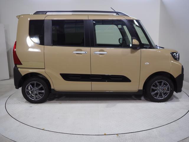 タントファンクロス４ＷＤ　両側パワースライドドア　ＬＥＤヘッドライト　オーディオレス　オートエアコン　運転席助手席シートヒーター　前後コーナーセンサー　電動パーキングブレーキ　ルーフレール　アイドリングストップ（北海道）の中古車