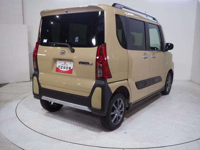 タントファンクロス４ＷＤ　両側パワースライドドア　ＬＥＤヘッドライト　オーディオレス　オートエアコン　運転席助手席シートヒーター　前後コーナーセンサー　電動パーキングブレーキ　ルーフレール　アイドリングストップ（北海道）の中古車