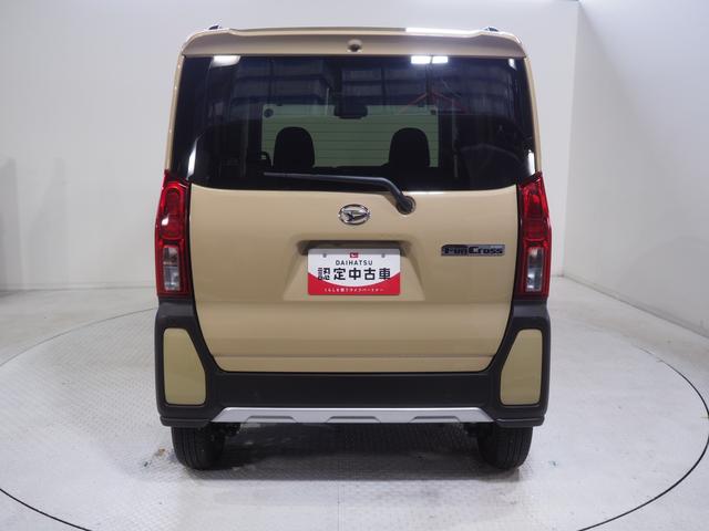 タントファンクロス４ＷＤ　両側パワースライドドア　ＬＥＤヘッドライト　オーディオレス　オートエアコン　運転席助手席シートヒーター　前後コーナーセンサー　電動パーキングブレーキ　ルーフレール　アイドリングストップ（北海道）の中古車