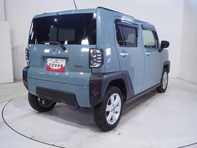 タフトG4WD ダイハツ純正ナビ バックモニター ガラスルーフ LEDヘッドライト オートライト オートエアコン 運転席助手席シートヒーター キーフリーシステム アイドリングストップ アルミホイール(北海道)の中古車