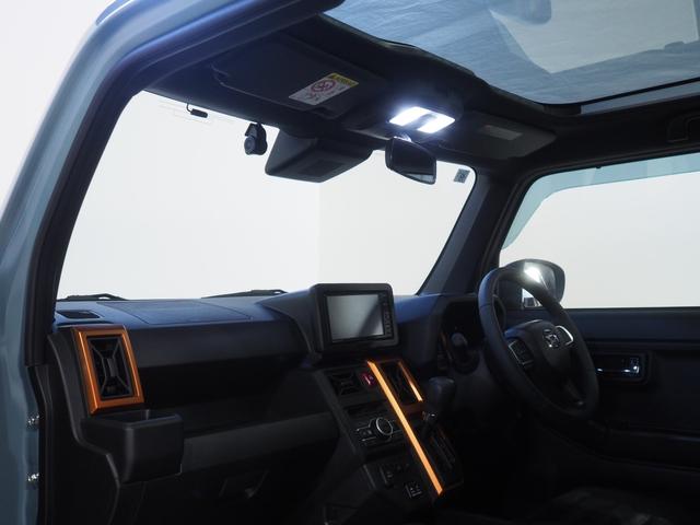 タフトG4WD ダイハツ純正ナビ バックモニター ガラスルーフ LEDヘッドライト オートライト オートエアコン 運転席助手席シートヒーター キーフリーシステム アイドリングストップ アルミホイール(北海道)の中古車