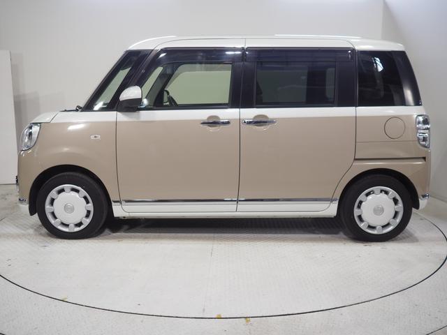 ムーヴキャンバスＧメイクアップＶＳ　ＳＡIII４ＷＤ　両側パワースライドドア　ダイハツ純正ナビ　パノラマモニター　リモコンエンジンスターター　ＬＥＤヘッドライト　オートライト　運転席シートヒーター　キーフリーシステム　アイドリングストップ（北海道）の中古車