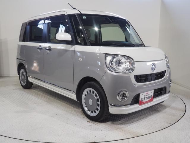 ムーヴキャンバスＧメイクアップ　ＳＡIII４ＷＤ　夏冬タイヤ　ダイハツ純正ナビ　両側パワースライドドア　パノラマモニター　リモコンエンジンスターター　ＬＥＤヘッドライト　オートライト　オートエアコン　アイドリングストップ（北海道）の中古車