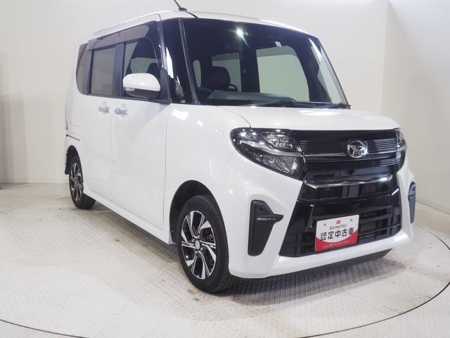 タントカスタムＸ４ＷＤ　両側パワースライドドア　カーナビ　バックモニター　キーフリーシステム　ＬＥＤヘッドライト　前後コーナーセンサー　運転席助手席シートヒーター　オートエアコン　アイドリングストップ　アルミホイール（北海道）の中古車
