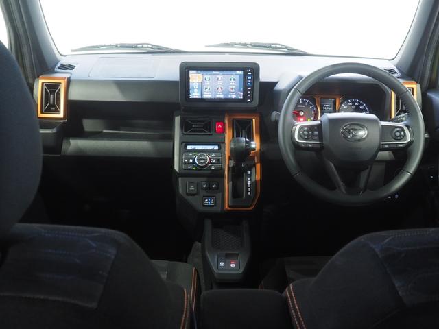 タフトＧ４ＷＤ　ガラスルーフ　ダイハツ純正ナビ　バックモニター　運転席助手席シートヒーター　電動パーキングブレーキ　オートエアコン　前後コーナーセンサー　キーフリーシステム　アイドリングストップ（北海道）の中古車