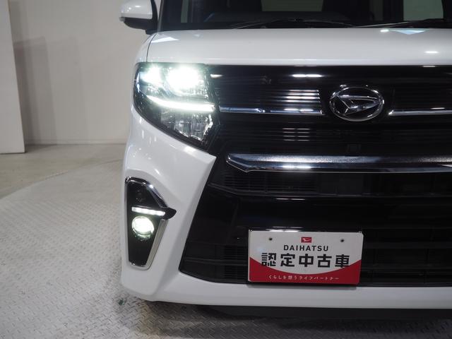 タントカスタムX4WD 両側パワースライドドア ダイハツ純正ナビ バックモニター リモコンエンジンスターター LEDヘッドライト オートライト オートエアコン 前後コーナーセンサー 運転席助手席シートヒーター(北海道)の中古車