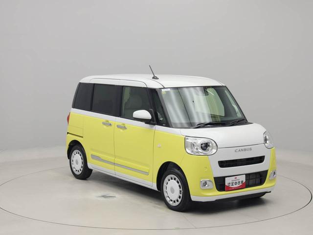 ムーヴキャンバスストライプスＧターボ　オーディオレス　電子パーキング（愛知県）の中古車