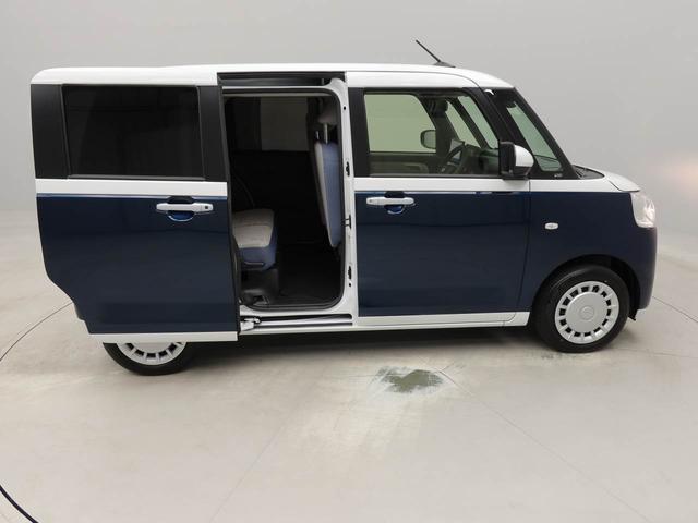 ムーヴキャンバスストライプスＸ認定中古車　ナビ　バックカメラ　テレビ　ＴＶ　キーフリー　イモビライザー　プッシュスタート　ＡＢＳ　ＥＴＣ　アイドリングストップ　エアバック　両側電動スライドドア　ＣＶＴ　整備手帳　取扱説明書（愛知県）の中古車