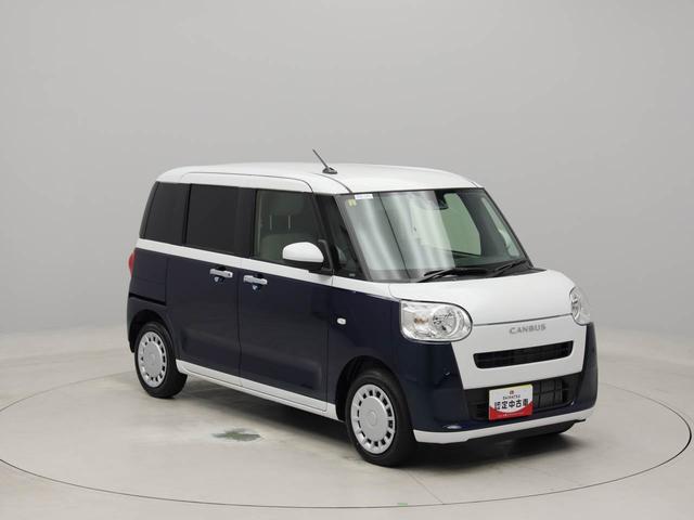 ムーヴキャンバスストライプスＸ認定中古車　ナビ　バックカメラ　テレビ　ＴＶ　キーフリー　イモビライザー　プッシュスタート　ＡＢＳ　ＥＴＣ　アイドリングストップ　エアバック　両側電動スライドドア　ＣＶＴ　整備手帳　取扱説明書（愛知県）の中古車