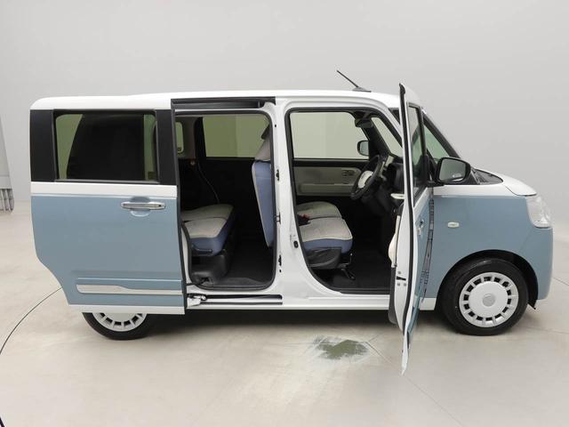 ムーヴキャンバスストライプスＧターボ　メモリーナビ　全方位カメラメモリーナビ　全方位カメラ　電子パーキング　両側電動スライドドア　キーフリー　ＬＥＤヘッドライト（愛知県）の中古車
