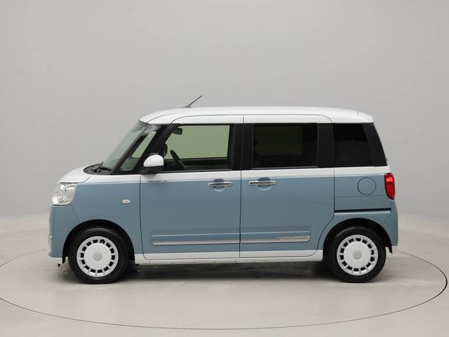 ムーヴキャンバスストライプスＧターボ　メモリーナビ　全方位カメラメモリーナビ　全方位カメラ　電子パーキング　両側電動スライドドア　キーフリー　ＬＥＤヘッドライト（愛知県）の中古車