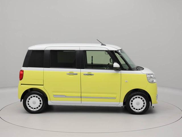 ムーヴキャンバスストライプスＧスマートキー　両側電動スライドドアー　ステアリングスィッチ　キーフリー　プッシュスタート　アイドリングストップ　オートエアコン（愛知県）の中古車