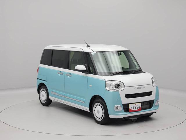 ムーヴキャンバスストライプスＧ　ナビ　ドライブレコーダー　ＴＶＬＥＤヘッドライト　運転席・助手席シートヒーター　両側電動スライドドア　アイドリングストップ　プッシュスタート　エアバック　ＡＢＳ　ＣＶＴ　キーフリー（愛知県）の中古車