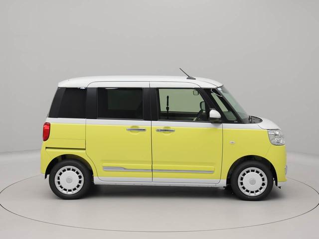 ムーヴキャンバスストライプスＧ　両側電動スライドドア　ＬＥＤヘッドライト衝突軽減ブレーキ　レーンアシスト　電動格納ドアミラー　プッシュボタンスタート　スマートキー　電動パーキングブレーキ　オートエアコン　保温機能付ドリンクホルダー　バックカメラ（愛知県）の中古車