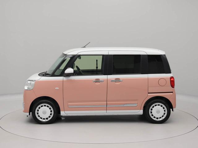 ムーヴキャンバスストライプスＧワンオーナー　衝突回避支援ブレーキ　車線逸脱警報　バックカメラ　両側電動スライドドア　キーフリー　プッシュスタート　ＬＥＤヘッドランプ　アイドリングストップ　エアバック　ＡＢＳ　ＣＶＴ　イモビライザー（愛知県）の中古車