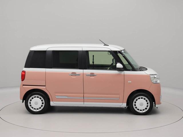 ムーヴキャンバスストライプスＧワンオーナー　衝突回避支援ブレーキ　車線逸脱警報　バックカメラ　両側電動スライドドア　キーフリー　プッシュスタート　ＬＥＤヘッドランプ　アイドリングストップ　エアバック　ＡＢＳ　ＣＶＴ　イモビライザー（愛知県）の中古車