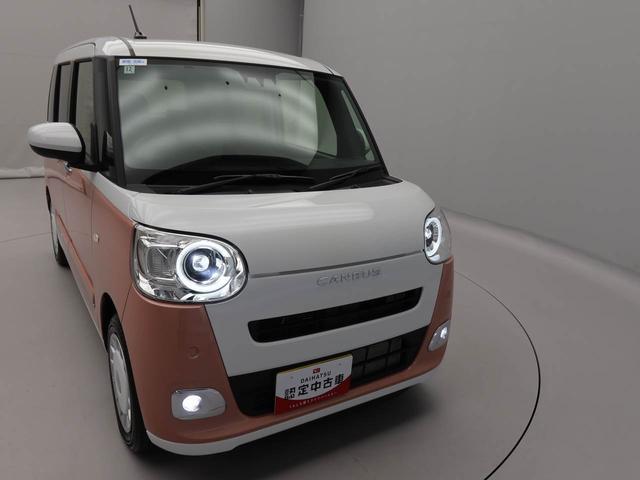 ムーヴキャンバスストライプスＧターボ　両側電動スライドドア　ターボ　禁煙車キーフリー　イモビライザー　アイドリングストップ　両側電動スライドドア　ターボ　ＬＥＤヘッドライト　ワンオーナー　禁煙車（愛知県）の中古車