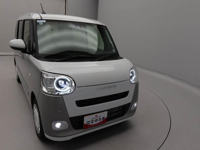 ムーヴキャンバスストライプスＧターボ　両側電動スライドドア　ＬＥＤヘッドキーフリー　イモビライザー　アイドリングストップ　ターボ車　両側電動スライドドア　ＬＥＤヘッドライト　ワンオーナー　禁煙車（愛知県）の中古車