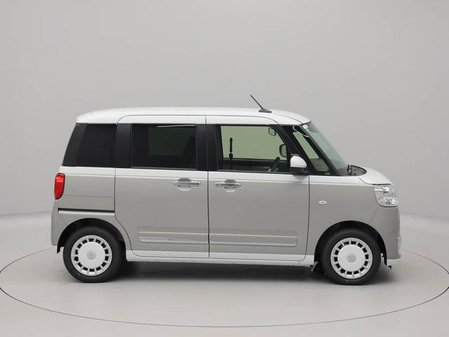 ムーヴキャンバスストライプスＧターボ　両側電動スライドドア　ＬＥＤヘッドキーフリー　イモビライザー　アイドリングストップ　ターボ車　両側電動スライドドア　ＬＥＤヘッドライト　ワンオーナー　禁煙車（愛知県）の中古車