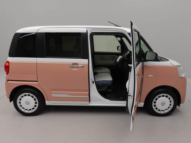 ムーヴキャンバスストライプスＧ　ナビ　ドラレコ　バックカメラ　スマートキー衝突軽減ブレーキ　レーンアシスト　ＬＥＤヘッドライト　電動格納ドアミラー　プッシュボタンスタート　電動パーキングブレーキ　両側電動スライドドア　オートエアコン　運転席・助手席シートヒーター（愛知県）の中古車