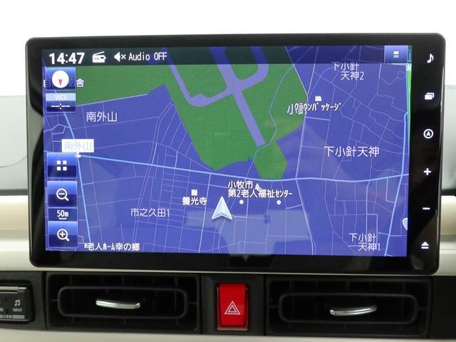 ムーヴキャンバスストライプスＧターボ　メモリーナビ　電子パーキングメモリーナビ　バックカメラ　電子パーキング　両側電動スライドドア　ＬＥＤヘッドライト　ドライブレコーダー　キーフリー（愛知県）の中古車