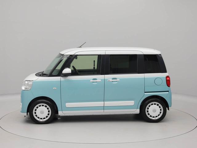 ムーヴキャンバスストライプスＧターボ　純正１０インチナビ　ドラレコ衝突軽減ブレーキ　電動格納ドアミラー　電動パーキングブレーキ　両側電動スライドドア　ターボエンジン　ＬＥＤヘッドライト　アダプティブクルーズコントロール　スマートキー　運転席・助手席シートヒーター（愛知県）の中古車