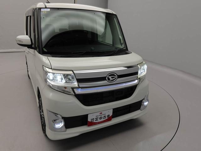 タントカスタムＲＳ　スマートセレクションＳＡ　ナビ　ＥＴＣＬＥＤヘッドライト　オートライト　アルミホイール　電動格納ドアミラー　プッシュボタンスタート　アイドリングストップ　スマートキー　両側電動スライドドア　オートエアコン　格納式サンシェード（愛知県）の中古車