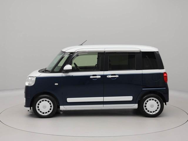 ムーヴキャンバスストライプスＧターボエアコン　パワステ　パワーウィンドウ　ＡＢＳ　エアバック　キーフリー（愛知県）の中古車