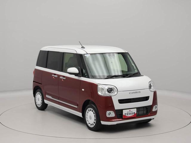 ムーヴキャンバスストライプスＧワンオーナー　衝突回避支援ブレーキ　車線逸脱警報　バックカメラ　両側電動スライドドア　キーフリー　プッシュスタート　ＬＥＤヘッドランプ　アイドリングストップ　エアバック　ＡＢＳ　ＣＶＴ　イモビライザー（愛知県）の中古車