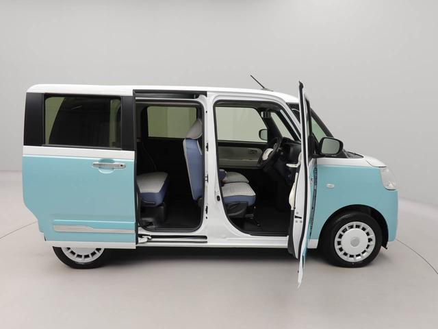 ムーヴキャンバスストライプスＧワンオーナー　衝突回避支援ブレーキ　車線逸脱警報　バックカメラ　両側電動スライドドア　キーフリー　プッシュスタート　ＬＥＤヘッドランプ　アイドリングストップ　エアバック　ＡＢＳ　ＣＶＴ　イモビライザー（愛知県）の中古車