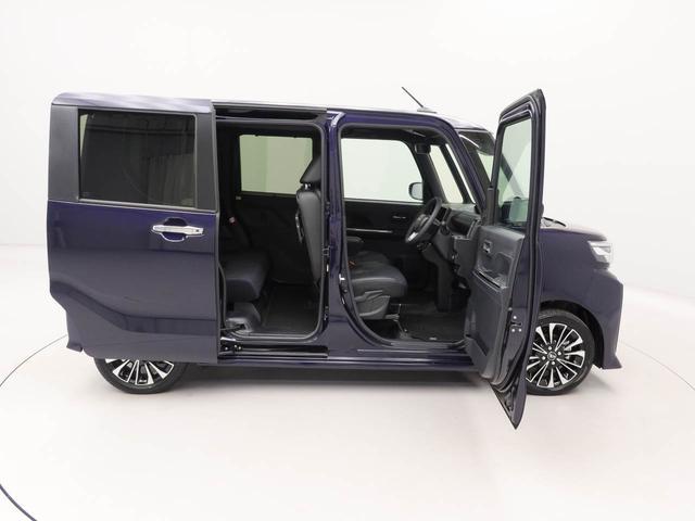 タントカスタムＲＳワンオーナー　ターボ　衝突回避支援ブレーキ　車線逸脱警報　バックカメラ　両側電動スライドドア　キーフリー　プッシュスタート　ＬＥＤヘッドランプ　アルミホイール　アイドリングストップ　エアバック　ＡＢＳ（愛知県）の中古車