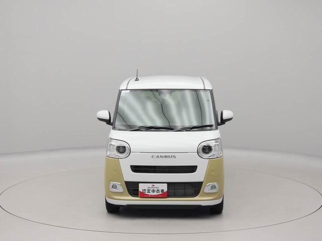 ムーヴキャンバスストライプスＧ　両側電動スライドドア　スマートキー衝突軽減ブレーキ　ＬＥＤヘッドライト　プッシュボタンスタート　アイドリングストップ　障害物センサー　電動格納ドアミラー　電動パーキングブレーキ　バックカメラ　運転席・助手席シートヒーター（愛知県）の中古車